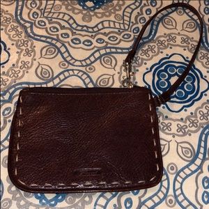 Fossil Wristlet Leather Burbundy wallet